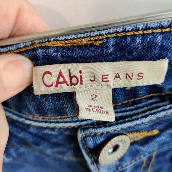 CAbi Jeans 750 Ruby Skinny Blue Ankle Jeans Size 2 - Picture 4 of 12